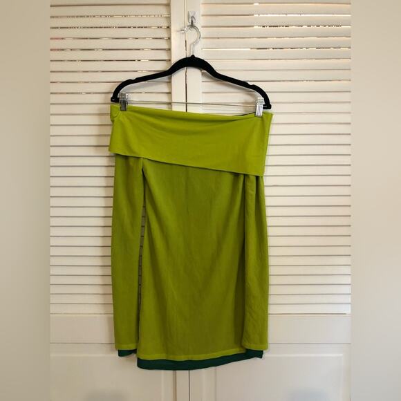 Simon Miller Cosmo Green Mesh Mini Dress - Picture 2 of 6